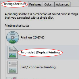 Duplex Printing