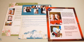 Variety of holiday newsletters