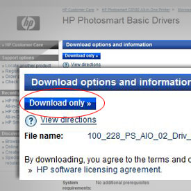 Hp.com support download installer